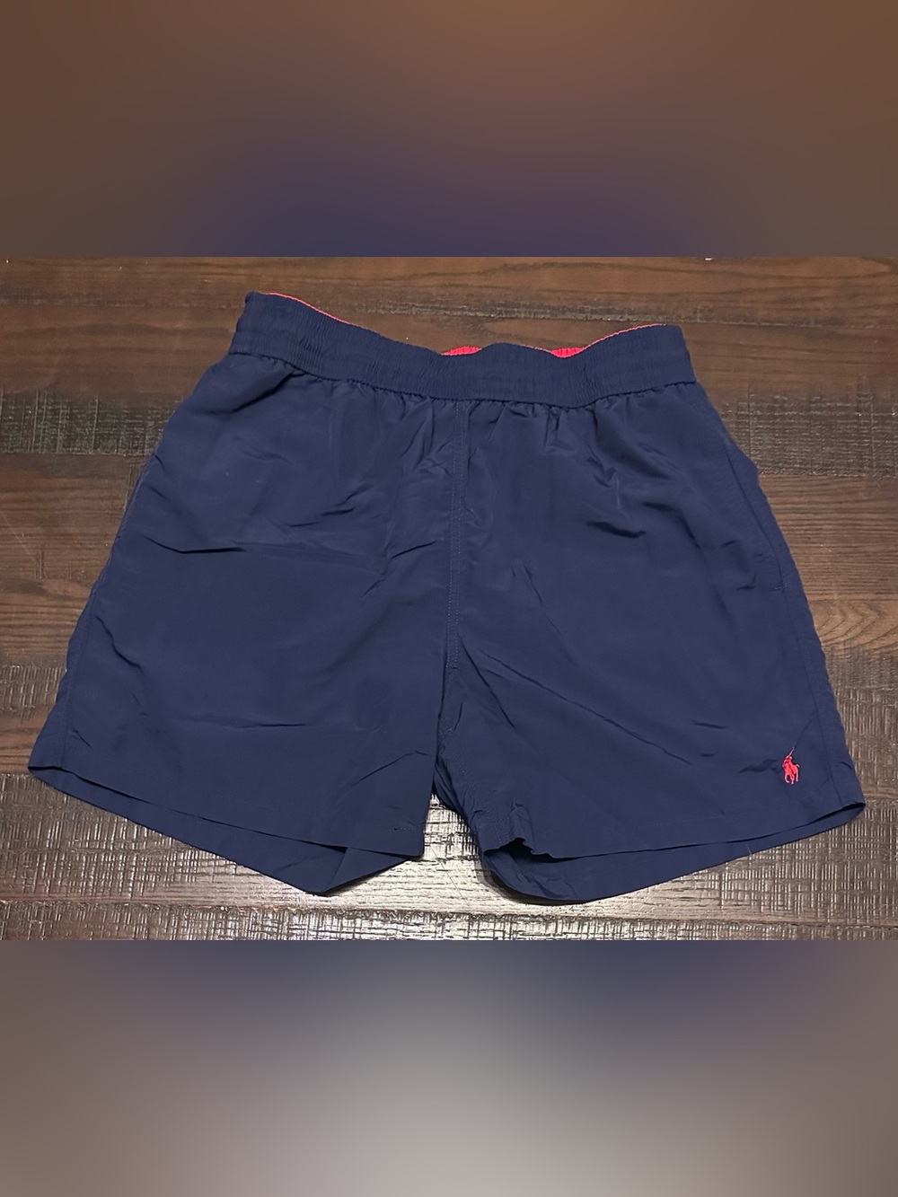 Polo Ralph Lauren Navy Blue Swim Trucks Shorts Size Men’s Large Classic